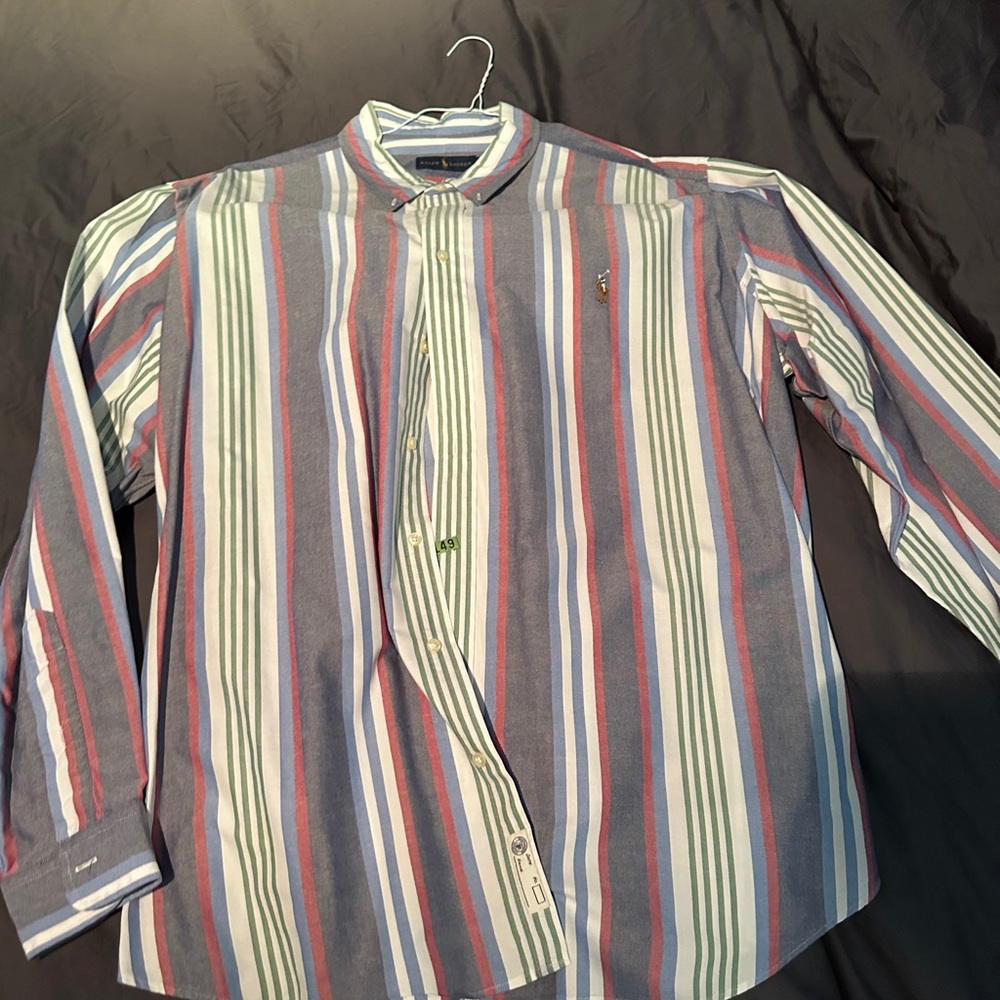 Striped RL dress shirt